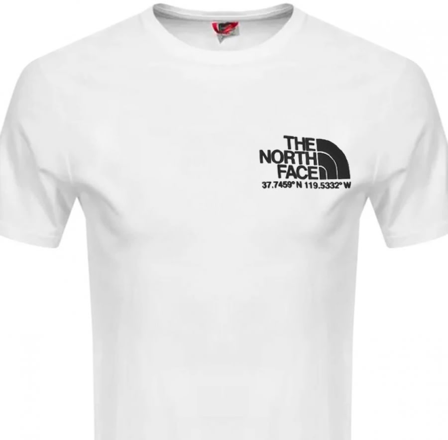 Alternative Image for ProductThe North Face Coordinates T Shirt White2
